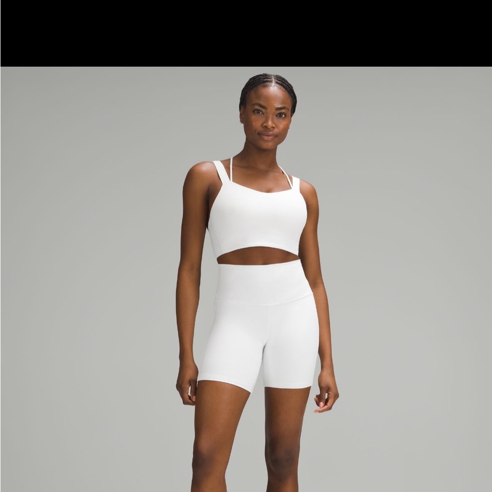 Lululemon Athletica white Sports Bra